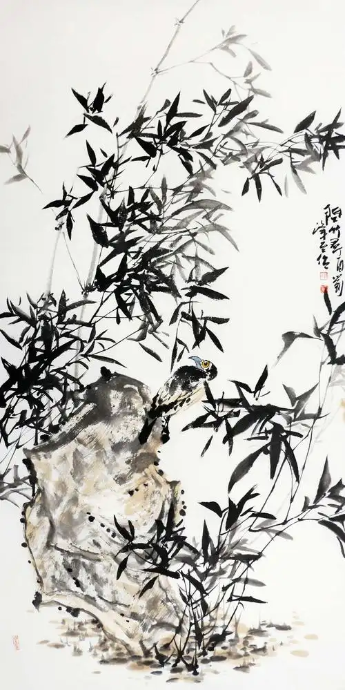 刘峰至花鸟画作品赏析:春光秋实总关情,意韵绵长感人心-刘峰至 国画