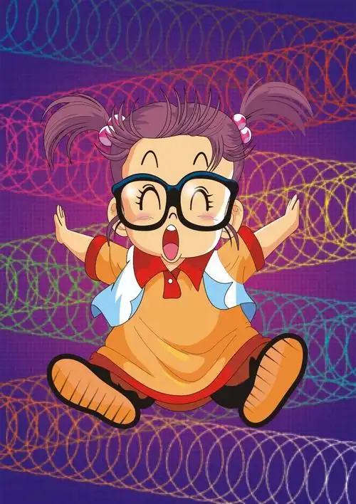 人物可爱公主阿拉蕾动漫游戏a4封面动画宅女漂亮可爱女孩漫画设计素材