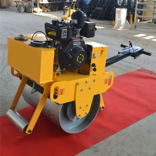 小型振动碾压机路面振动压道机单钢轮压土机厂家