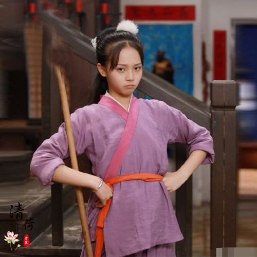 古装影视装小戏骨武林外传同款郭芙蓉芙蓉白展堂儿童民族服装