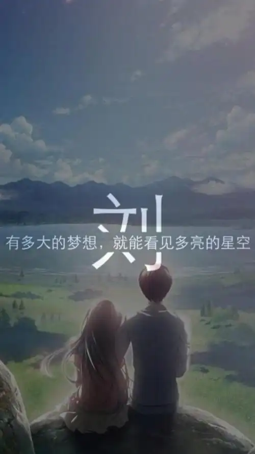 刘姓,文字,卡通,励志,百家姓,2k,非主流,手机壁纸,锁屏壁纸我姓刘