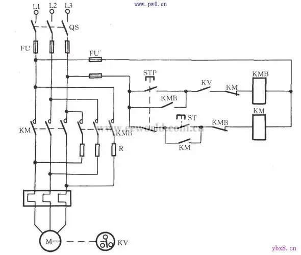 电动机制动控制电路图_电工基础知识_电工技术-电工最常见电路