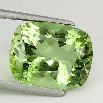 64 cts dazzling natural ultra rare green beryl cushion gem