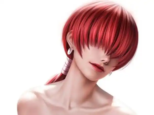 kof四天王简介(kof夏尔米头发遮眼之谜)4