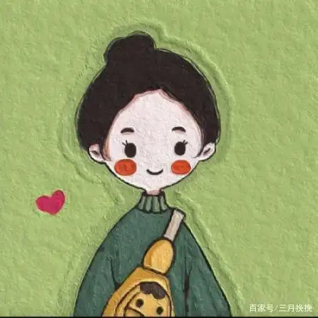 清新可爱卡通小情侣头像