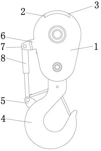 一种起重机的自动脱钩装置