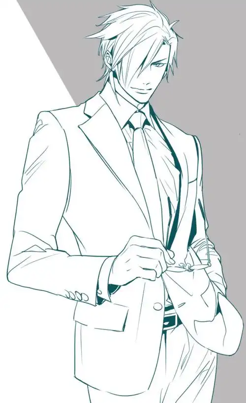 刀剑乱舞西装烛台切无授权侵删