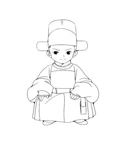 古风q版 线稿大全,漫画上色线稿大全,上色素材,橡皮章子图案素材