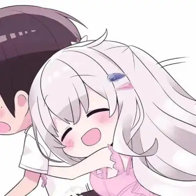 q版可爱动漫情头一对两张_情侣头像_我要个性网