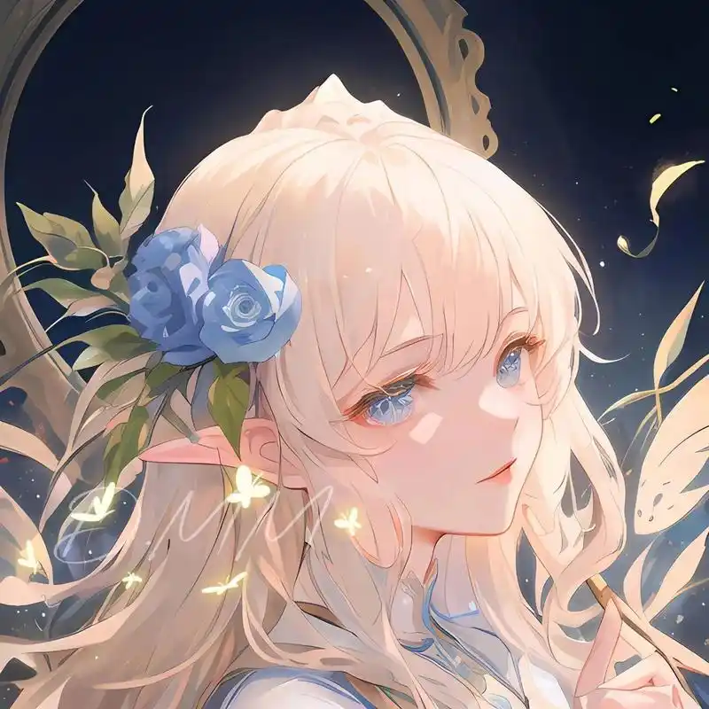 动漫闺蜜头像78 独一无二|好看绝美高冷一对     由无界ai生成