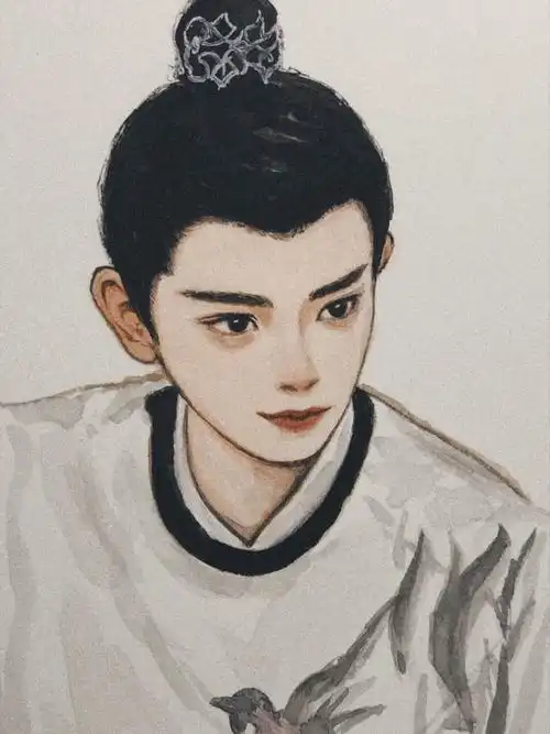 水彩头像传闻中的陈芊芊韩烁