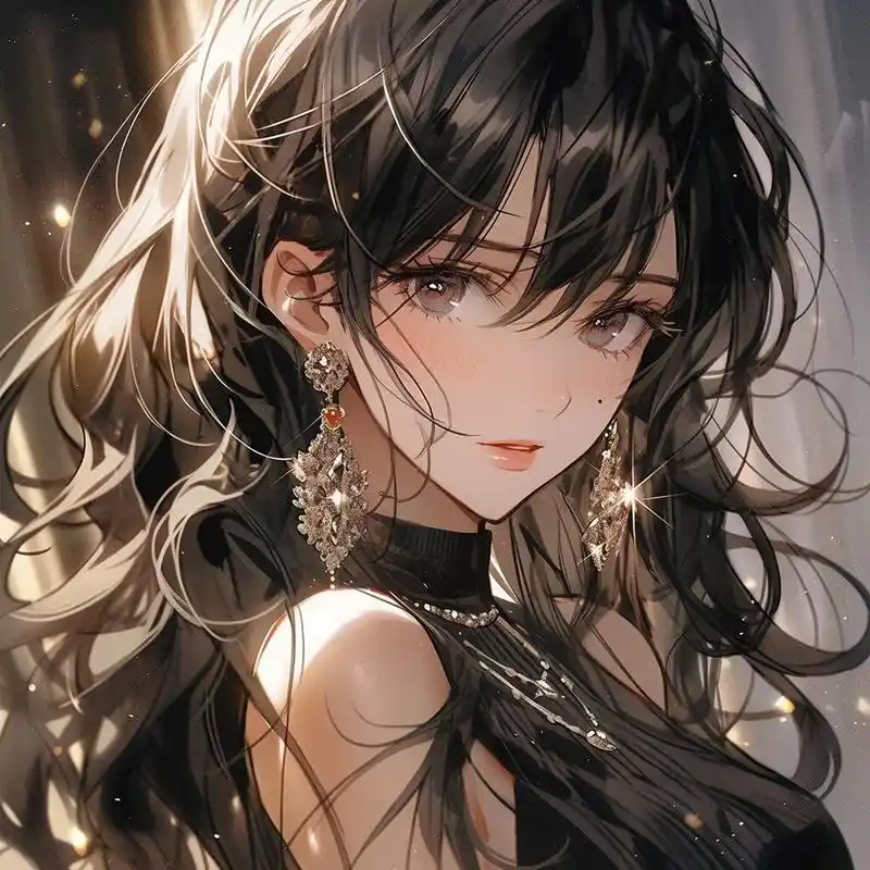 氛围感女头头像94小众高冷御姐旧漫女头