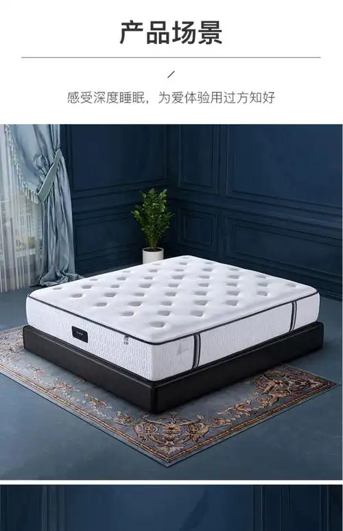 爱舒天然乳胶席梦思床垫1518m独立弹簧椰棕垫软硬两用定制12