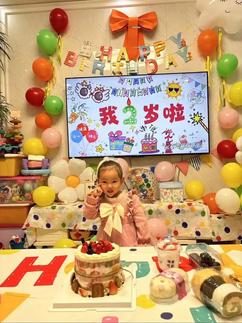 两岁生日快乐我的女孩儿.生日快樂我的两岁女孩.9799 我赋 - 抖音