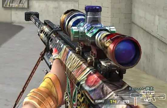 三个版本五把大炮,又是一个炮火连天的年代啊~_巴雷特狙击枪