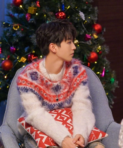 王俊凯穿温暖毛衣出镜,上身冬装下身却是夏装,韩剧男主角即视感