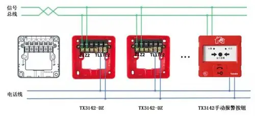泰和安二线制火灾自动报警及联动控制系统接线图2020版