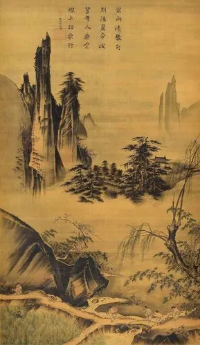 马远《踏歌图》