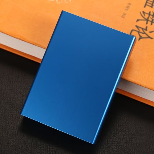 弹盖烟盒中支专用铝合金属男士烟夹整包装粗支细烟多款可选 1支 蓝色