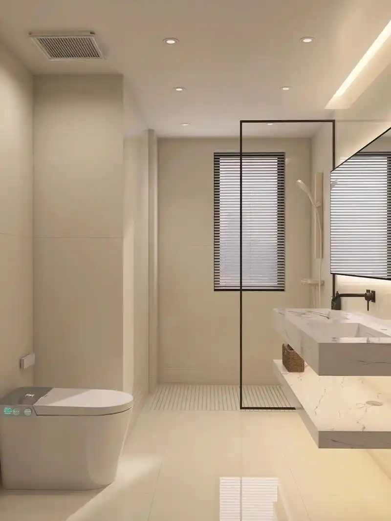 现代极简风浴室|颜值与实用并存的卫浴好物.