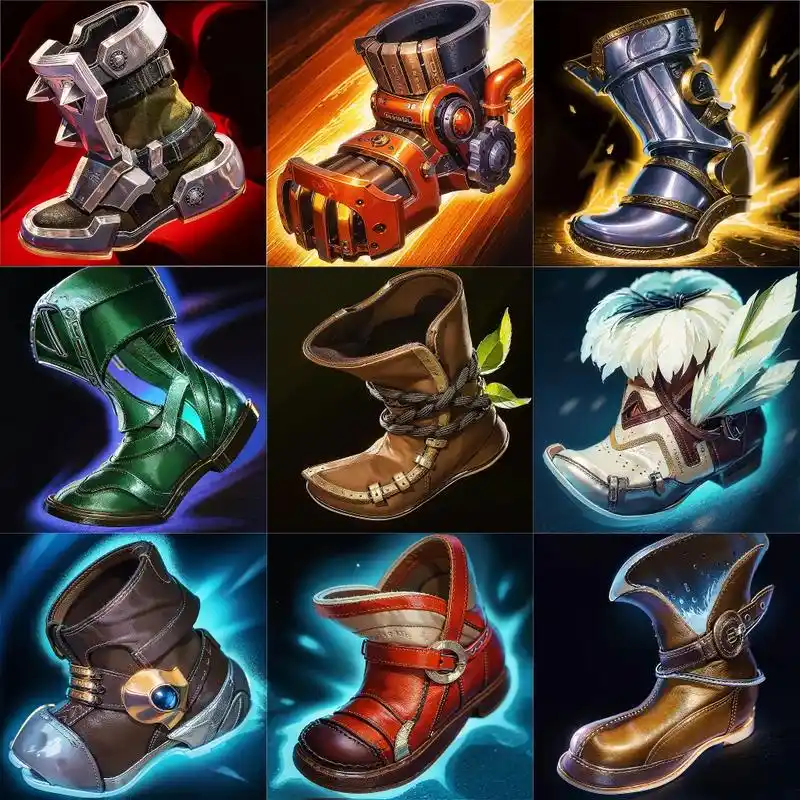 高清还原英雄联盟鞋子篇