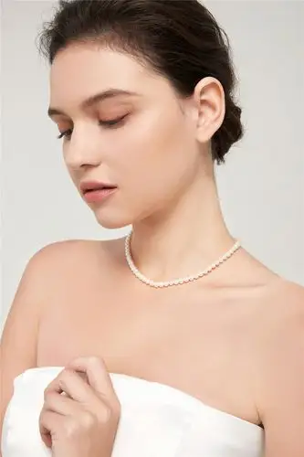 经典珍珠项链3号babypearl18k金延长链简约款