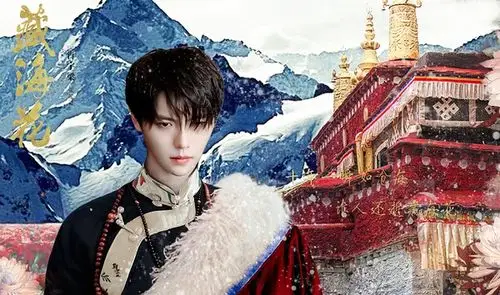 讨饭求沙海里藏服小哥高清图