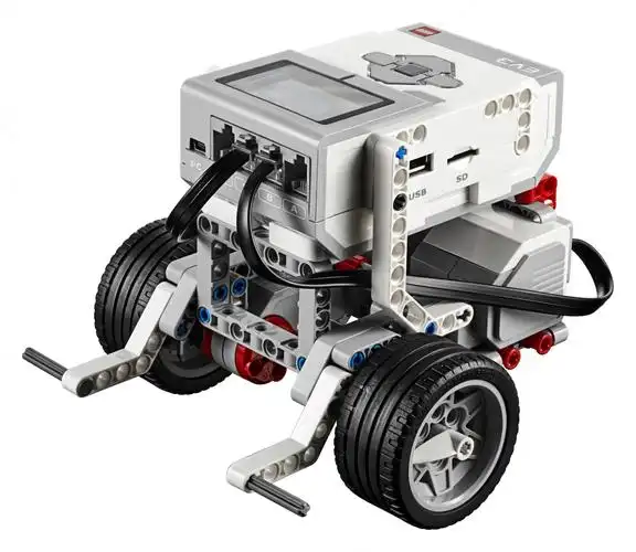 乐高机器人免费课2:安全倒车_编程