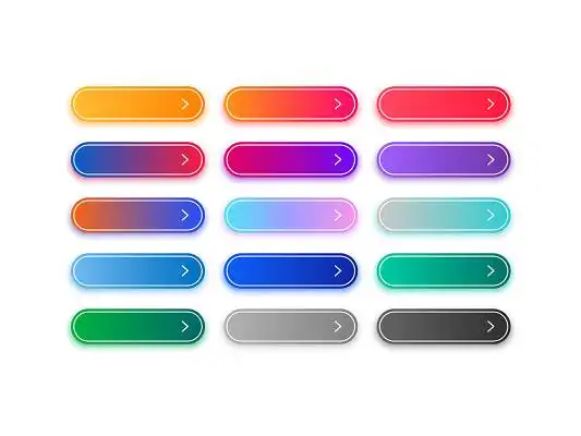 科技按钮元素png素材