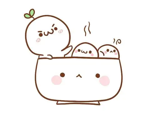 元宵节可爱的汤圆电脑桌面壁纸下载高清大图预览1920x1200_卡通动漫