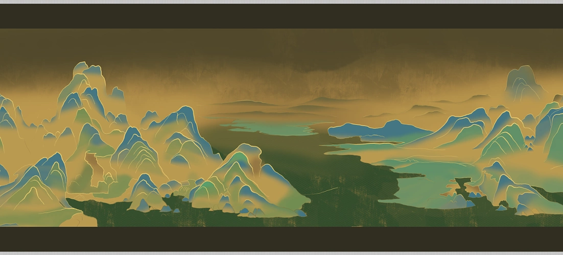 千里江山|插画|创作习作|tixie - 原创作品 - 站酷 (zcool)