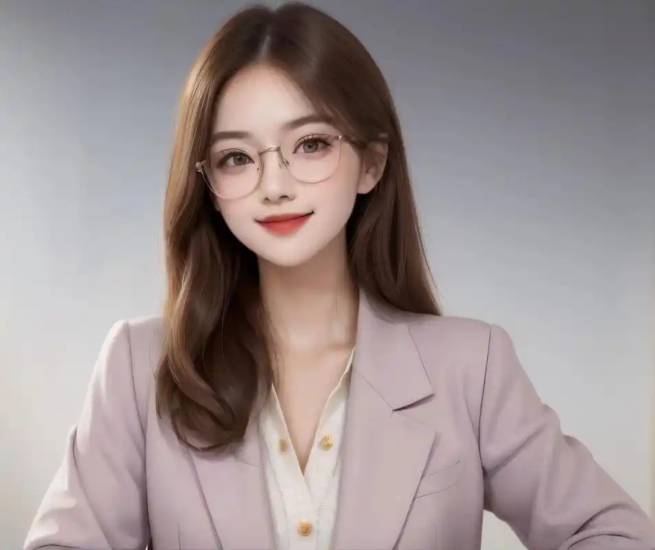 女生头像99996992正装系列(短发长发戴眼镜) 原图9315取