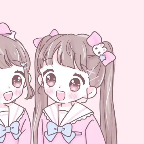 6318672379小水壶自描闺蜜头像