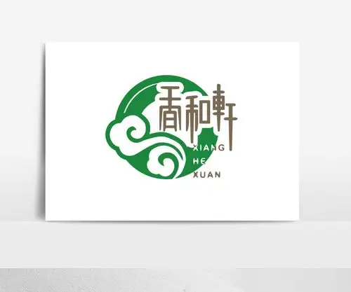 复古中国风餐饮logo标志设计