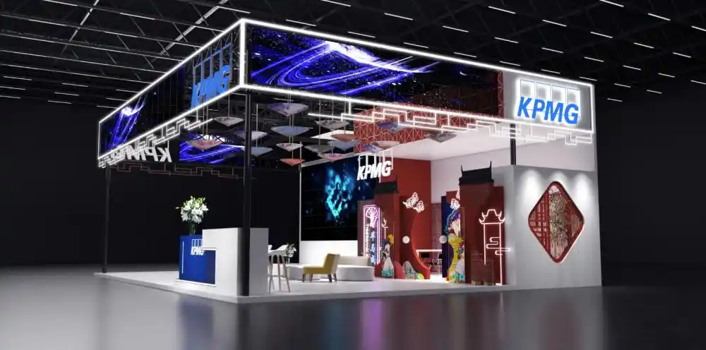 医疗器械展教育展互联网展人工智能大会特装展台展位设计搭建