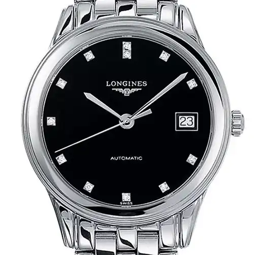 5新]浪琴 优雅 机械自动精钢手表男表l4.774.4.57.