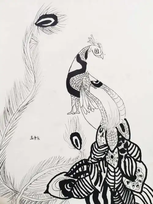 初一二期中美术作业展