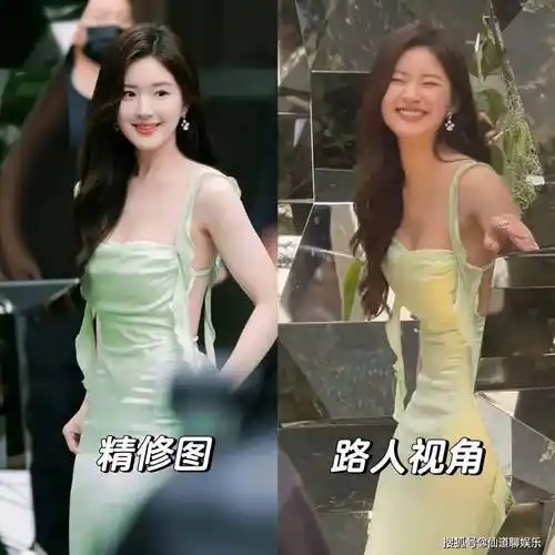 赵露思澳门活动被群嘲,挤胸不成反被勒出赘肉,短腿胯大妆容吓人_形象_