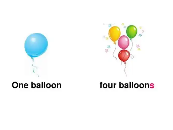 one balloon four balloons
