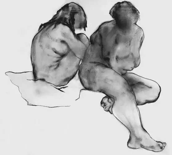 清华美院绘画系人体素描欣赏,生动,形象!