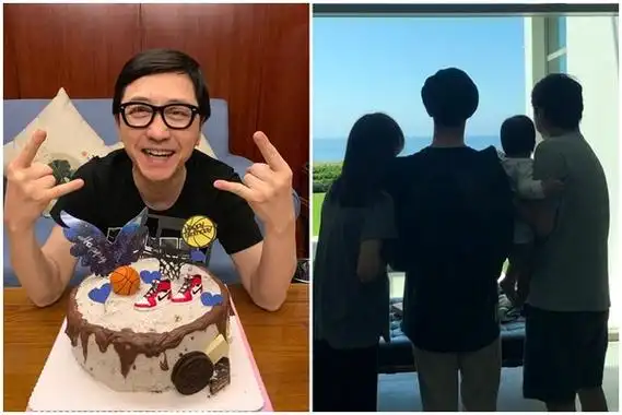 18岁小哈利亲手画画当生日礼 庾澄庆high翻炫耀|庾澄庆_新浪娱乐_新浪