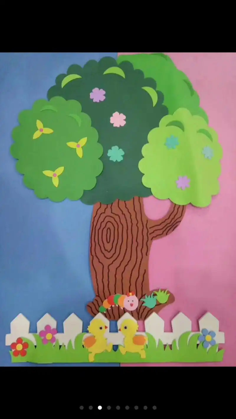 幼儿园墙饰作品设计