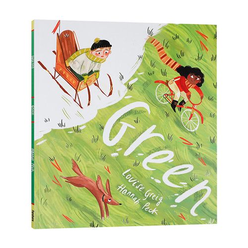 green 绿色 低幼儿童英语启蒙认知绘本 英文原版亲子互动共读早教书