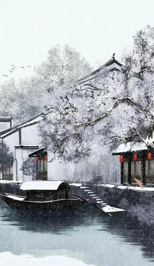 唯美古风意境图