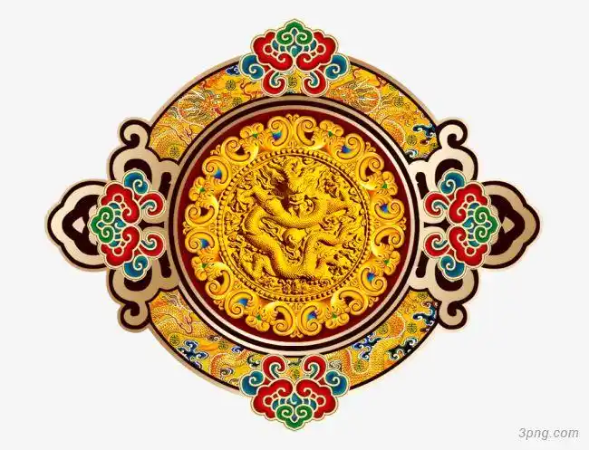 中国龙png素材透明免抠图片-动植人物-三元素3png.com