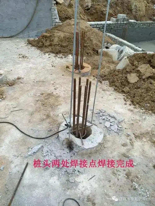 桩头接地焊接防雷接地施工第一步