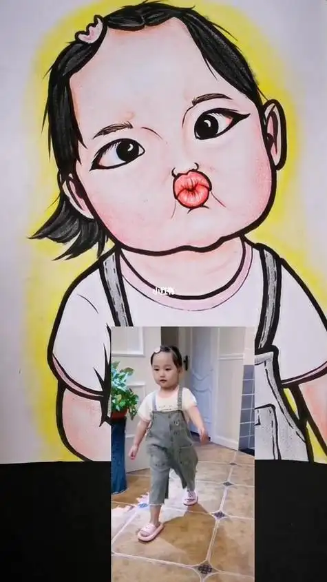 表情卡通简笔画嘟嘴02_procreate_绘画_procreate绘画_文化_绘画小