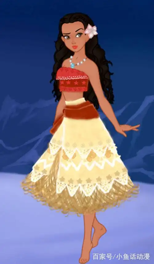 海洋奇缘20位不同形象的莫阿娜公主真人微胖好漂亮