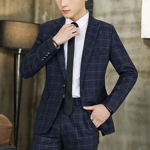 休闲青年英伦风西装修身男士西服套装三件套韩版结婚新郎礼服帅气