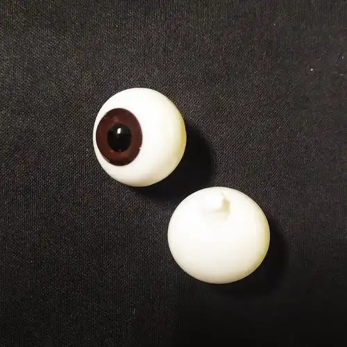 假眼眼珠眼睛深棕仿真瞳孔玻璃眼珠子娃娃硅胶bjd